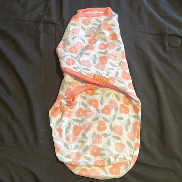 SwaddleMe Pajamas Swaddleme Wrap Sleep Sack Pink Floral Flowers